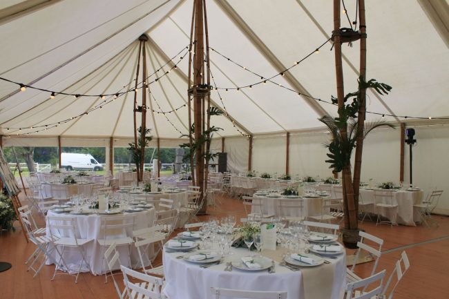Tente Bambou prés de Deauville en Normandie